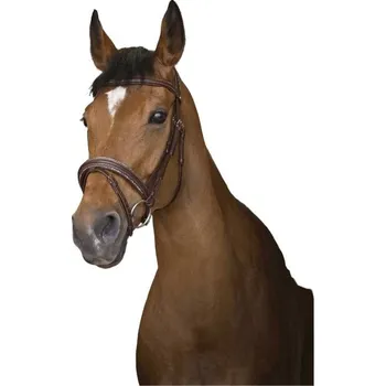 Uzdečka NORTON PRO Rock s anglickým nánosníkem havana FULL