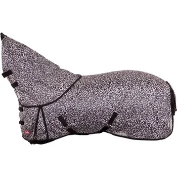 Deka pro koně Deka proti hmyzu PREMIERE Animal Print s krkem leopard 125cm
