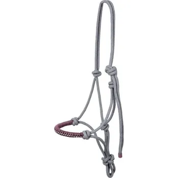 Provazová ohlávka USG Two-Toned šedá COB/FULL