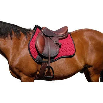 Všestranná podsedlová dečka EQUITHEME Impulsion vínová VS