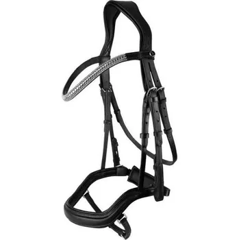 Uzdečka HORZE Highbury s anatomickým nánosníkem černá XFULL