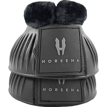 Vybavení pro koně Zvony HORSENA s beránkem černé (L)
