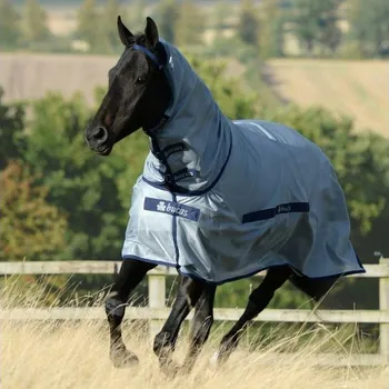 Deka pro koně Deka proti hmyzu BUCAS Buzz-Off Full Neck blue 110cm