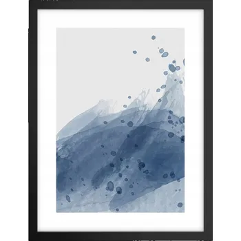 Obraz Obraz plakát v černém rámu do obýváku 30x40 abstrakce plakáty na zeď