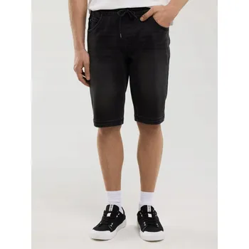 Pánské kraťasy BIG STAR PÁNSKÉ DŽÍNOVÉ KRAŤASY ČERNÉ PARKER 954 L