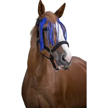 Koňská maska proti hmyzu Třásně proti hmyzu NORTON královsky modré PONY