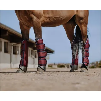 Koňské kamaše Transportní kamaše EQUITHEME Tyrex 1200D burgundy FULL