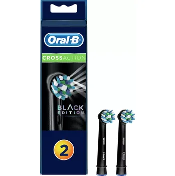 Náhradní hlavice k elektrickému kartáčku Oral B EB 50-2 CrossAction, 2 ks černá + Cashback až 2 000 Kč