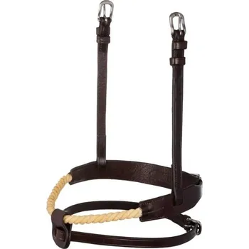 Jezdectví Nánosník s provázkem ACAVALLO tmavě hnědý COB