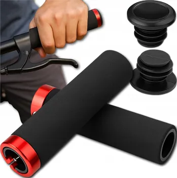 grip Gripy na kolo MEMFLOW gumové ergonomické červené 130 mm šroubovací 2 ks