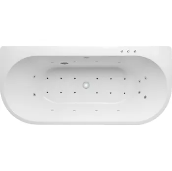 Masážní volně stojící vana SAT 160x75 cm akrylát pravá bílá SIKOHMLOLI160P - SIKOHMLOLI160P