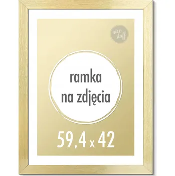 Rám na obraz RÁMEČEK na fotografie 42x59,4 A2 zlatý rám rámeček na fotku