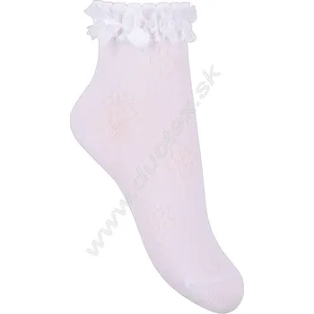 Dívčí oblečení MILUSIE Dětské ponožky B2252/66-M Barva: biela-M, Velikost: 28-31(18-20)