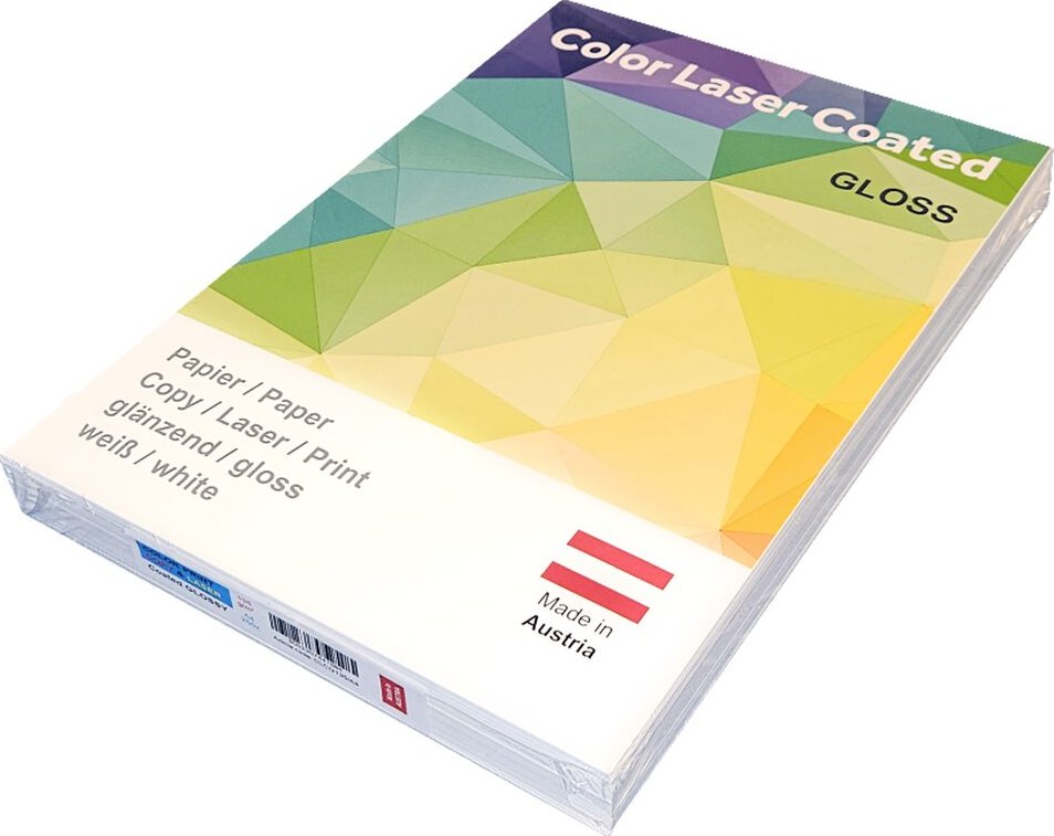 Papír Color Laser coated A4 LESKLÝ 250g/m2 125listů