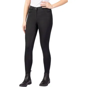 Jezdecké kalhoty Dámské jezdecké rajtky HARRY'S HORSE Redwood full grip černé (38)