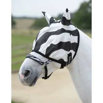 Vybavení pro koně Maska proti hmyzu BUCAS Buzz-Off Zebra (XXS)