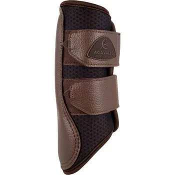Koňské kamaše Kamaše ACAVALLO perforované přední hnědé (M)
