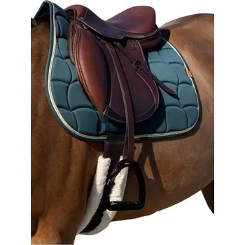 Všestranná podsedlová dečka EQUITHEME Shiny green VS