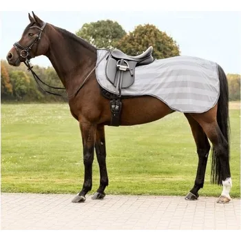 Deka pro koně Bederní deka síťovaná WALDHAUSEN Eco silver grey COB
