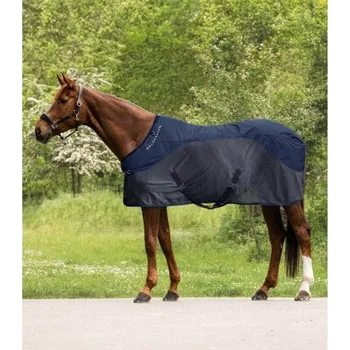 Deka pro koně Deka proti hmyzu s nepromokavými zády WALDHAUSEN Comfort night blue 125cm