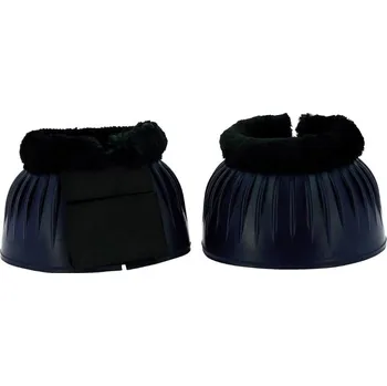 Koňské kamaše Zvony NORTON Soft s beránkem tmavě modré (L)