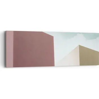 Obraz Obraz na plátně do obýváku ložnice 90x30 budovy foto obrazy na zeď