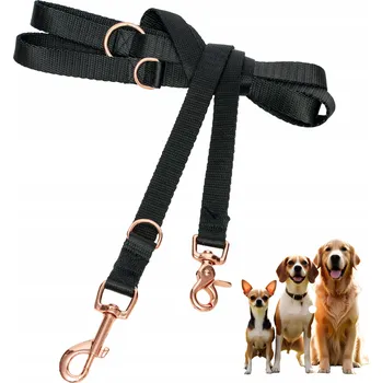 Vodítko pro psa Vodítko pro psa, silný tréninkový popruh s přepínáním, nastavitelné, černé, 5 m