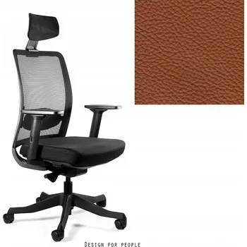 Otočná kancelářská židle Unique hnědá