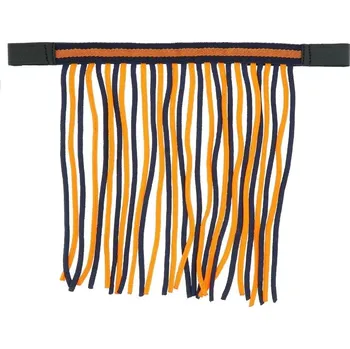 Koňská maska proti hmyzu Třásně proti hmyzu NORTON modré/oranžové COB