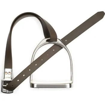 Jezdectví Třmenové řemeny WINTEC Slimline hnědé 140cm