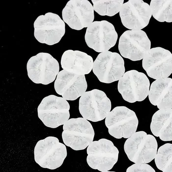 Korálek CZ Korálek mačkaný kytička Hawaii 8/4mm crystal 00030/MAT (20ks)