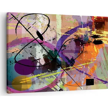 Obraz Obraz na plátně do obýváku, ložnice 70x50 abstrakce foto obrazy na zeď