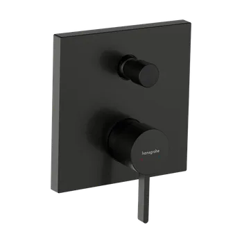 Vodovodní baterie Hansgrohe Finoris - Páková vanová baterie pod omítku, kartáčovaný černý chrom 76415340