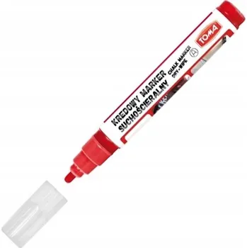 Popisovač na bílou tabuli červený Toma 1 ks