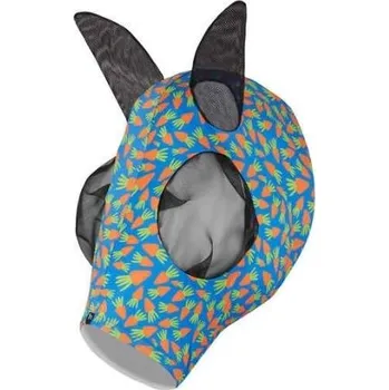 Koňská maska proti hmyzu Maska proti hmyzu HORZE Elastic Pull-On mrkvičky XFULL