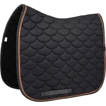 Drezurní podsedlová dečka EQUITHEME Khadi tmavě šedá DR