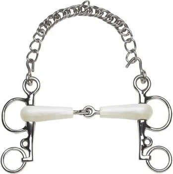 Udidlo pro koně Udidlo pelham FEELING Flexi jednou lomené 125mm/21mm