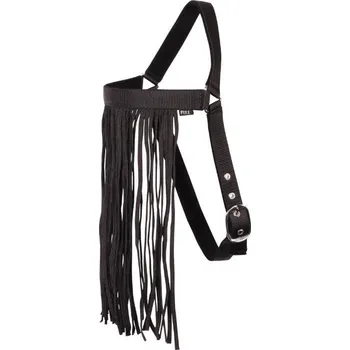 Koňská maska proti hmyzu Třásně proti hmyzu HARRY'S HORSE Comfort+ černé PONY