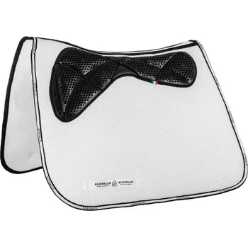 Sport Drezurní podsedlová dečka ACAVALLO Memory Foam 3D bílá DR