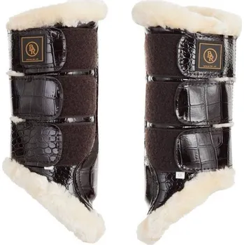 Koňské kamaše Kamaše BR Majestic Lacquer brown (L)