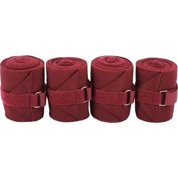 Koňské kamaše Bandáže HARRY'S HORSE Elastic fleecové burgundy