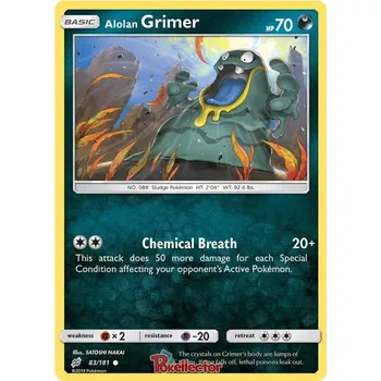 Sběratelská karetní hra Alolan Grimer 083/181 - Team Up Typ karty: Non-Holo