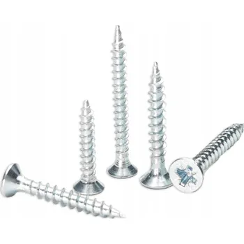 Vrták 2,5x12 mm ŠROUBY DO DŘEVA STŘÍBRNÉ MINI ŠROUBKY POZINK 100ks