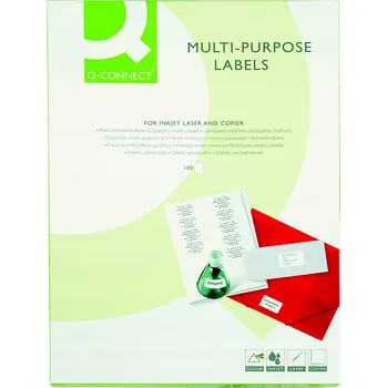 Samolepící etiketa Bílé etikety 105 x 148,5 mm, 100 archů, pro tiskárny