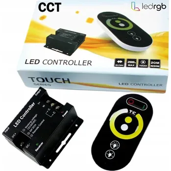 LED páska Bezdrátový LED ovladač ledrgb s RF dálkovým ovládáním 12V/24V CCT