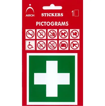 samolepka Samolepka - zelený kříž