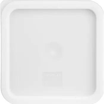 Dóza na potraviny Vogue čtvercové víko bílé střední