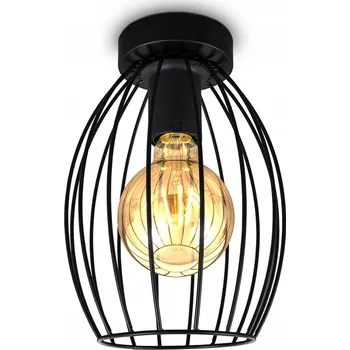 Stropní svítidlo retro černé E27 drátěné loft vintage obývací pokoj ložnice