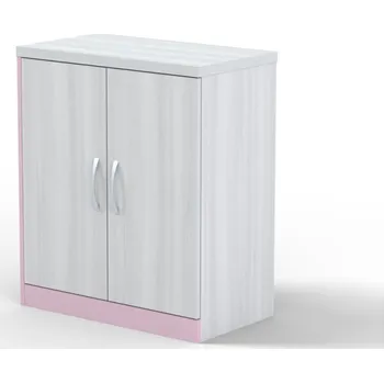 Ložnicová sestava Skříňka CASPER Barevné CER - CREME RŮŽOVÁ