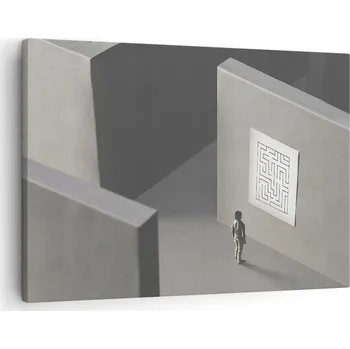 Obraz Obraz na plátně do obýváku ložnice 70x50 labyrint foto obrazy na zeď